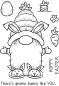 Preview: Woodware - Stempelset "Bunny Gnome" Clear Stamps 