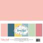 Preview: Echo Park - Cardstock "Life Is Beautiful" Coordinating Solids Paper 12x12 Inch - 6 Bogen 