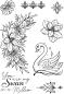 Preview: Creative Expressions - Stempelset A6 "Swan In A Million" Clear Stamps