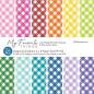 Preview: My Favorite Things - Designpapier "Diagonal Gingham" Paper Pad 6x6 Inch - 24 Bogen