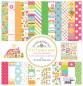 Preview: Doodlebug Design - Designpapier "Over The Rainbow" Paper Pack 12x12 Inch - 12 Bogen