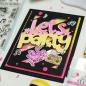 Preview: Heffy Doodle - Stanzschablone "Let's Party Jumbo Sentiment" Dies  