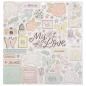 Preview: American Crafts - Aufkleber "Gingham Garden" Chipboard Sticker 12x12 Inch