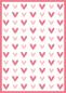 Preview: Studio Light - Schablone "Heart Pattern " Stencil  