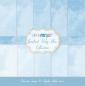 Preview: Papers For You - Designpapier "Gradient Baby Blue" Scrap Paper Pack 30,5 x 32 cm - 10 Bogen