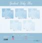 Preview: Papers For You - Designpapier "Gradient Baby Blue" Scrap Paper Pack 30,5 x 32 cm - 10 Bogen