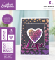 Preview: Crafters Companion - Schablone "Love Hearts Multi-Use  Stencil