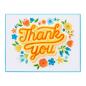 Preview: Spellbinders - Schablone "Layered Floral Thank You" Stencil