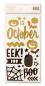 Preview: American Crafts - Aufkleber "After dark glitter foam spooky" Sticker