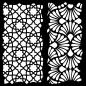 Preview: Woodware - Schablone "Arabesque" Stencil