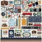 Preview: Echo Park - Designpapier "Let's Go Travel" Collection Kit 12x12 Inch - 12 Bogen