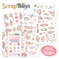 Preview: ScrapBoys - Stanzteile "Flowers" Pop Up Paper Pack 6x6 Inch - 24 Bogen