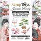 Preview: ScrapBoys - Stanzteile "Japanese Beauty" Pop Up Paper Pack 6x6 Inch - 24 Bogen