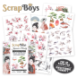 Preview: ScrapBoys - Stanzteile "Japanese Beauty" Pop Up Paper Pack 6x6 Inch - 24 Bogen