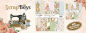 Preview: ScrapBoys - Designpapier "Sewing Love" Paper Pack 6x6 Inch - 24 Bogen