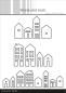 Preview: Simple and Basic - Stanzschablone 2,3x5 cm "Town Houses" Dies