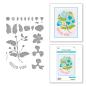 Preview: Spellbinders - Stanzschablone "Stylish Oval Hello You Floral" Dies