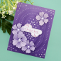 Preview: Spellbinders - Stanzschablone "Stylish Oval Hello You Floral" Dies