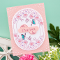 Preview: Spellbinders - Glimmer Hot Foil Plate "Stylish Oval Thanks"