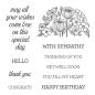 Preview: Spellbinders - Stempelset "Fill My Heart Sentiments" Clear Stamps