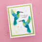 Preview: Spellbinders - Schablone "Hummingbird Textures" Stencil