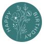 Preview: Spellbinders - Wachssiegel Stempel "Wildflower Happy Birthday" Waxs Seal Stamp