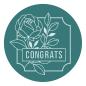 Preview: Spellbinders - Wachssiegel Stempel "Framed Congrats" Waxs Seal Stamp