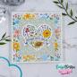 Preview: Carlijn Design - Stempelset "Bloemenhart Banner" Clear Stamp 