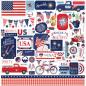 Preview: Carta Bella - Designpapier "Fourth Of July" Collection Kit 12x12 Inch - 12 Bogen  