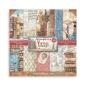 Preview: Stamperia - Designpapier "Vintage Library" Paper Pack 12x12 Inch - 10 Bogen