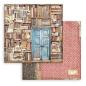 Preview: Stamperia - Designpapier "Vintage Library" Paper Pack 8x8 Inch - 10 Bogen