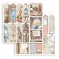 Preview: Stamperia - Designpapier "Vintage Library" Paper Pack 8x8 Inch - 10 Bogen