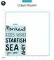 Preview: Studio Light - Stempelset "Quotes Large Mermaid Kisses" Clear Stamps