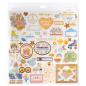 Preview: American Crafts - Aufkleber "Flower Child" Foam Sheet Sticker 12x12 Inch