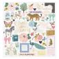 Preview: American Crafts - Aufkleber "Woodland Grove"  Foam Sheet Sticker 12x12 Inch