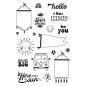 Preview: Simple Stories - Stempelset "Boho Sunshine" Clear Stamps 