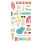 Preview: Simple Stories - Aufkleber "Retro Summer" Chipboard Sticker 