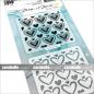 Preview: Carabelle Studio - Stempel & Schablone "Heartful Pattern" Art Stamp & Stencil