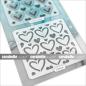 Preview: Carabelle Studio - Stempel & Schablone "Heartful Pattern" Art Stamp & Stencil