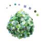 Preview: Dress My Craft - Pailetten - Streuteile "Blossom With Green" Sequins Mix 25g