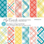 Preview: My Favorite Things - Designpapier "Party Plaid" Paper Pad 6x6 Inch - 24 Bogen