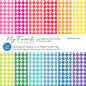 Preview: My Favorite Things - Designpapier "Houndstooth Brights" Paper Pad 6x6 Inch - 24 Bogen