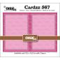 Preview: Crealies - Stanzschablone "Gatefold Rectangle Card Horizontal" Cardzz Dies