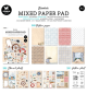 Preview: Studio Light - Designpapier A5 "Vintage Summer" Mixed Paper Pad - 42 Bogen 