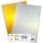 Preview: Carlijn Design - Spiegelkarton "Satin Holographic" Metallic Paper A4 - 10 Bogen