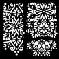 Preview: Woodware - Schablone "Mandala Fragments" Stencil