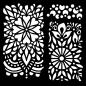 Preview: Woodware - Schablone "Floral Panels" Stencil