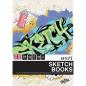 Preview: Docrafts - Skizzenbuch "Graffiti Tattoo" Artiste Sketchbooks A5 - 3-teiliges Set je 40 Seiten