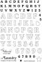 Preview: Creative Expressions - Stempelset A5 "Mini Bunting Alphabet" Clear Stamps