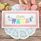 Preview: Creative Expressions - Stempelset A5 "Mini Bunting Alphabet" Clear Stamps